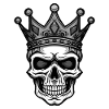 Skull King Crown