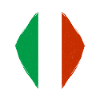 Bandiera dell'Italia Vintage Bandiera Italiana Distressed Look