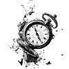 Dont waste your time - Taschenuhr