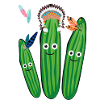cucumber,cucumber,indian, feathers, feather headdress