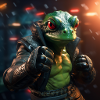 Boxender Frosch