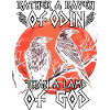 Schattenrabe | Rabengott T-Shirt | Odins Raben