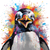 der bunte Pinguin