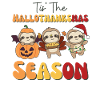 Tis' the Hallothanksmas Season Sloth