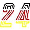 24 number symbol Germany