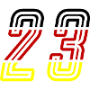 23 Zahl symbol Germany