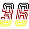36 Symbole numérique Allemagne