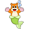 Hamster Mermaid