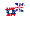 Laos UK Flag British Laotian