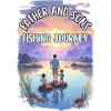 Father and sons fishing journey