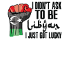 Libyscher Stolz Libysche Flagge Gewachsen