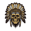 Apache Indian Chief Skull