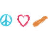 Peace Love Snowboard