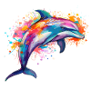 der bunte Delfin