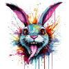 bunter & verrückter Hase