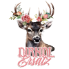 Dirndl Ersatz Hirsch Hirschgeweih Rosen