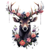 Replacement dirndl deer antlers deer