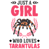 Tarantel Mädchen Tarantula Fille