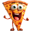 Pizza Cartoon Figure