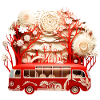 Bus. Kirigami Style