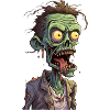 Cartoon Zombie Gruselig