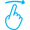 Swipe Right blue
