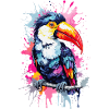 Tucan Vogel Bunt