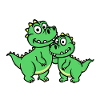 Geschwisterliebe Dino Statement Großer Bruder