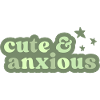 cute and anxious pastel funny