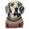Chien en pull