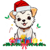 dog xmas. christmas gift