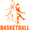 basket-ball slamdunk basketteur dunking