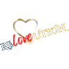 Liebevolution Herzrose Typo