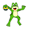 Frog Handball Player Handball