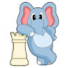 Elephant Chess Piece Tower Chess