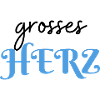 Grosses Herz! Personalisierbar