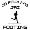 J'peux pas j'ai footing