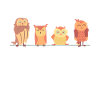 Nachteule Eule Eulen Vogel