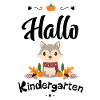 süßes Wolf Design mit Herbstmotiven
