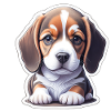 Adorable-mignon chiot beagle