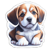 Chiot Beagle mignon