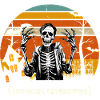 Spooky Halloween skull T-Shirt