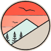 Minimalist mountains