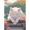 Peaceful Cat, 90s Anime Style