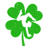 Gymnaste Saint-Patrick Trèfle irlandais