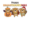 Happy Hallothanksmas Beaver Christmas Beavers