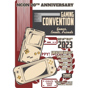 ncon 20th event design