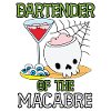 Barman du macabre barman Halloween