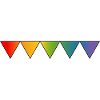 Rainbow queer triangles