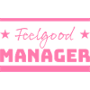 Tshirt Feelgood Manager Étoiles rose